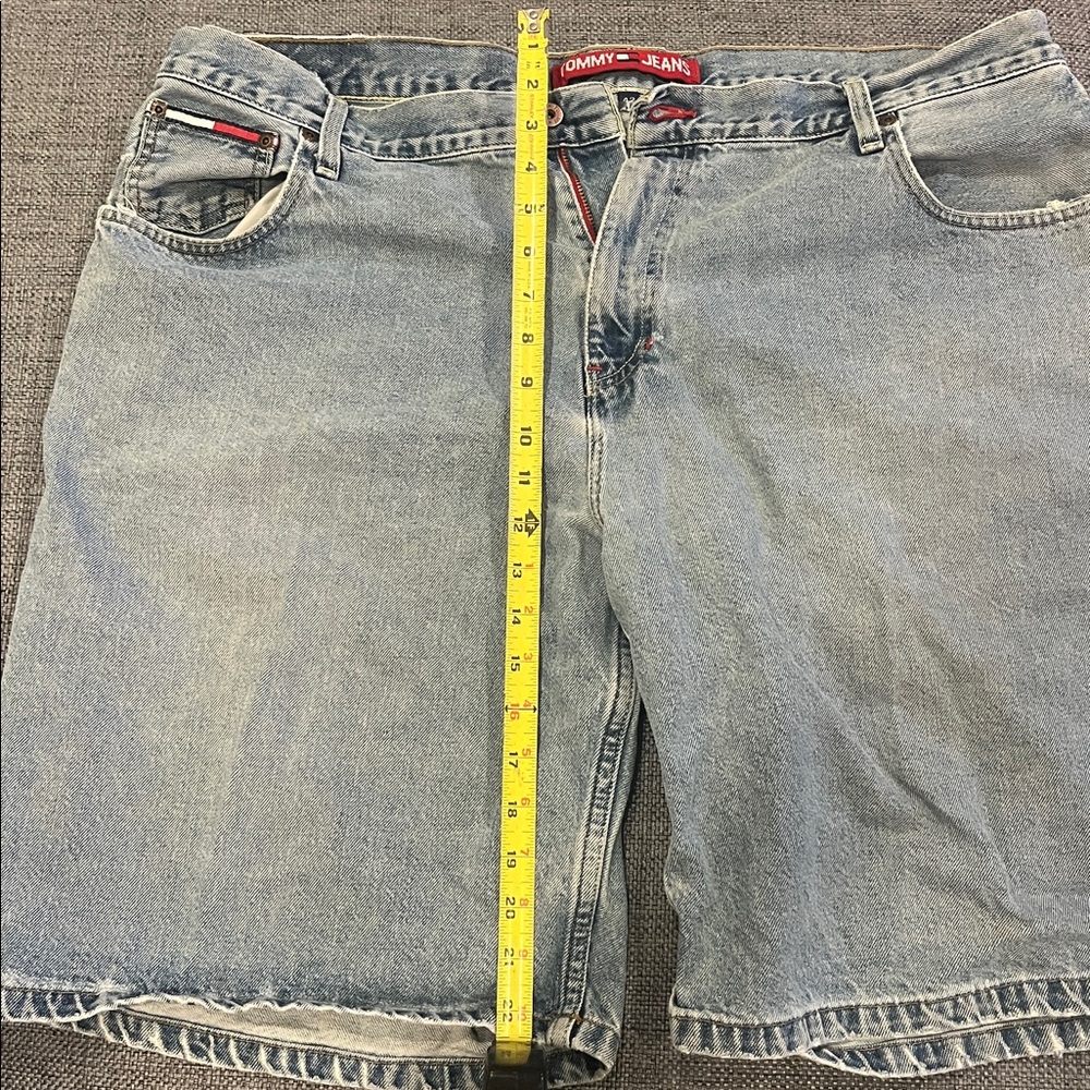 Vintage Tommy Jeans Shorts Mens 42  Denim Classic High Rise Embroidered 90s